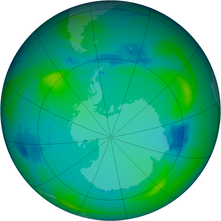Ozone Map 1985-07-30